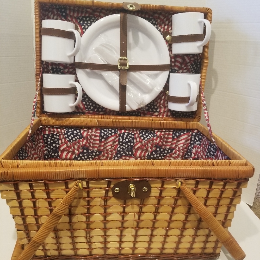 Wicker Picnic Basket